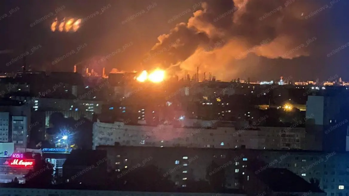 Ρωσία: Πυρκαγιά σε διυλιστήριο του Βόλγκογκραντ μετά από ουκρανική επίθεση με drones