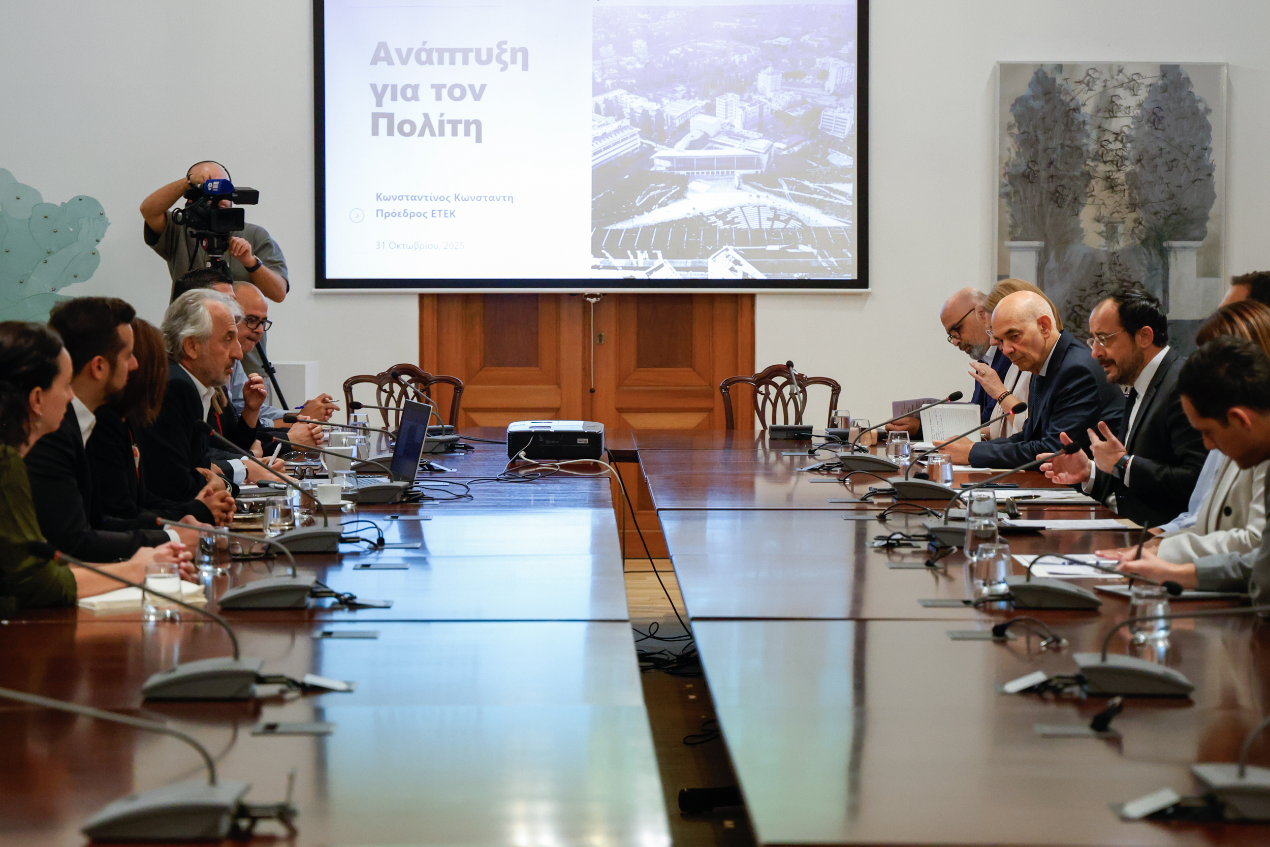 ΠτΔ – ΕΤΕΚ: Στέγη, κυκλοφοριακό, δημόσια έργα και αναζωογόνηση Λευκωσίας στο επίκεντρο