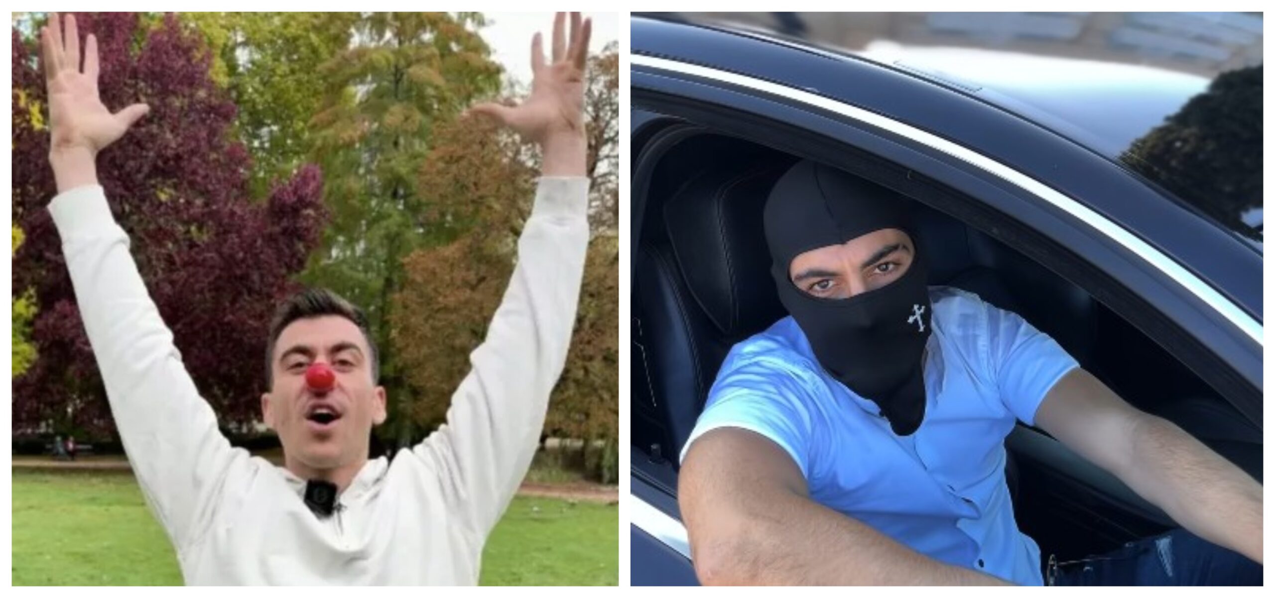 Με μάσκα ληστή ανακοίνωσε υποψηφιότητα στο κόμμα Φειδία (βίντεο)