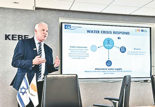 Danny Lacker: Οι προκλήσεις επιβάλλουν συνεργασία Κύπρου – Ισραήλ στην ασφάλεια του νερού