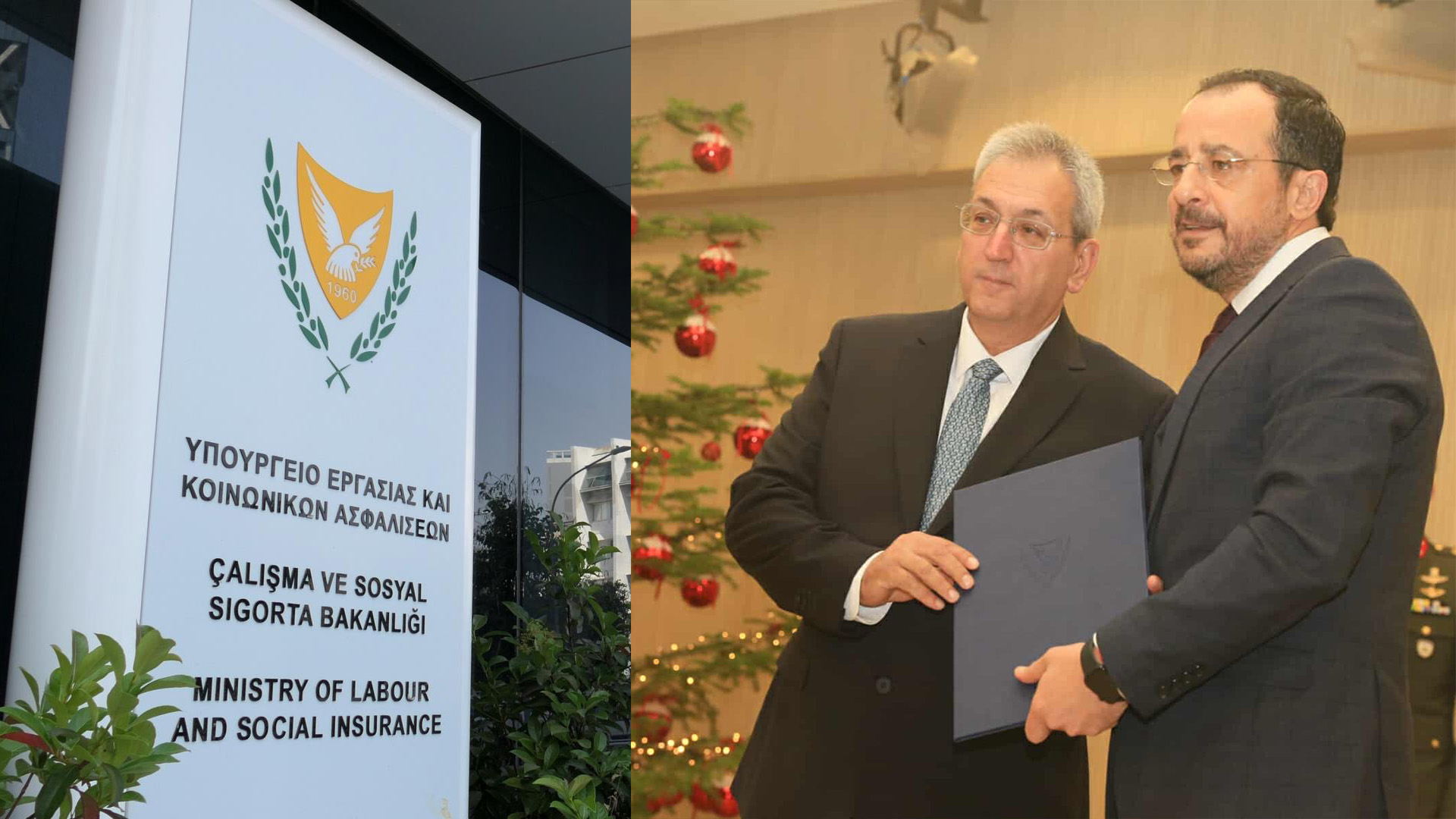 Αναλαμβάνει Υπουργός Εργασίας ο Μαρίνος Μουσιούττας – Του παραδίδει το χαρτοφυλάκιο ο Γιάννης Παναγιώτου