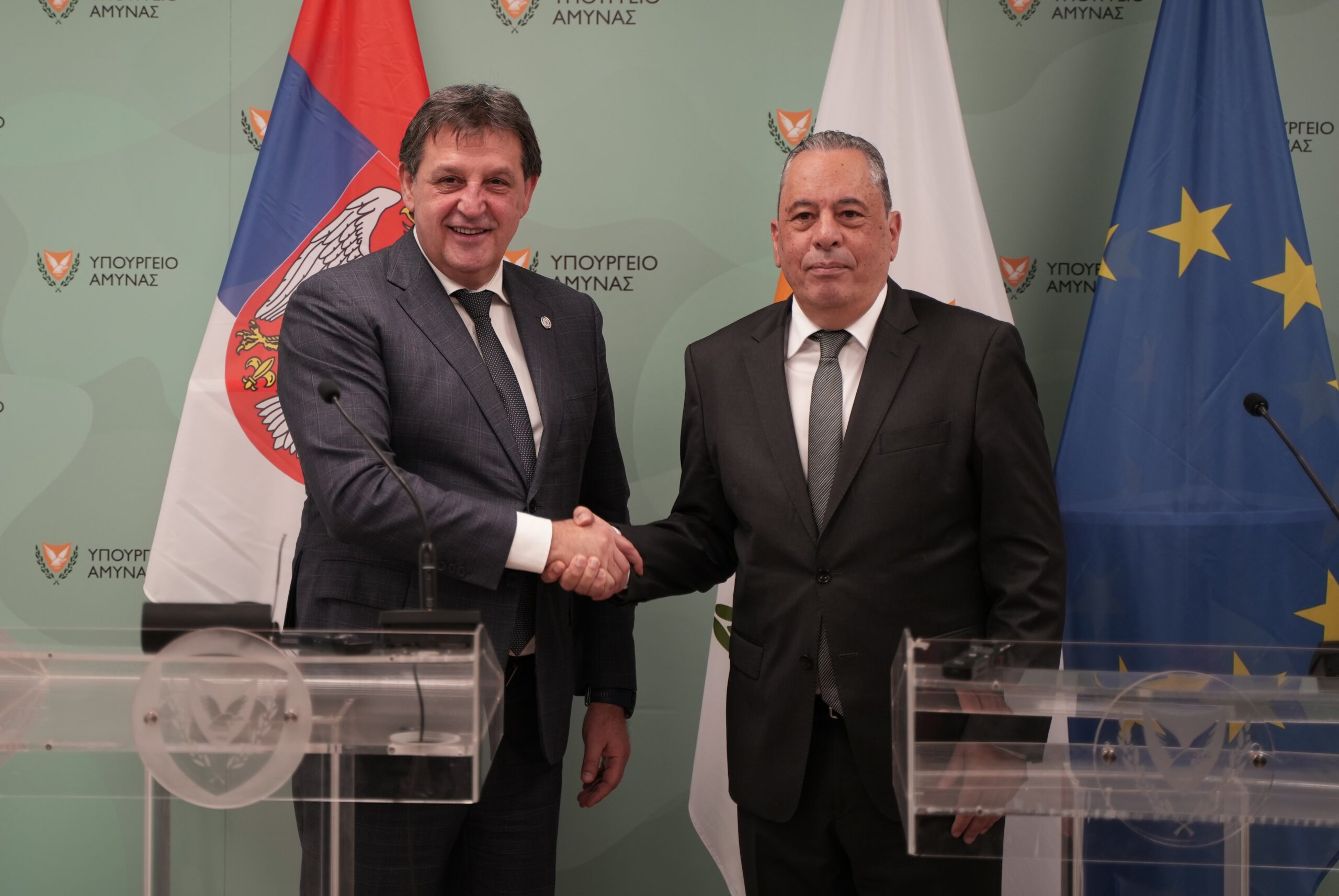 Ισχυροποιούνται οι σχέσεις Κύπρου – Σερβίας: Υπογραφή συμφωνίας για τον τομέα της Άμυνας και της Ασφάλειας