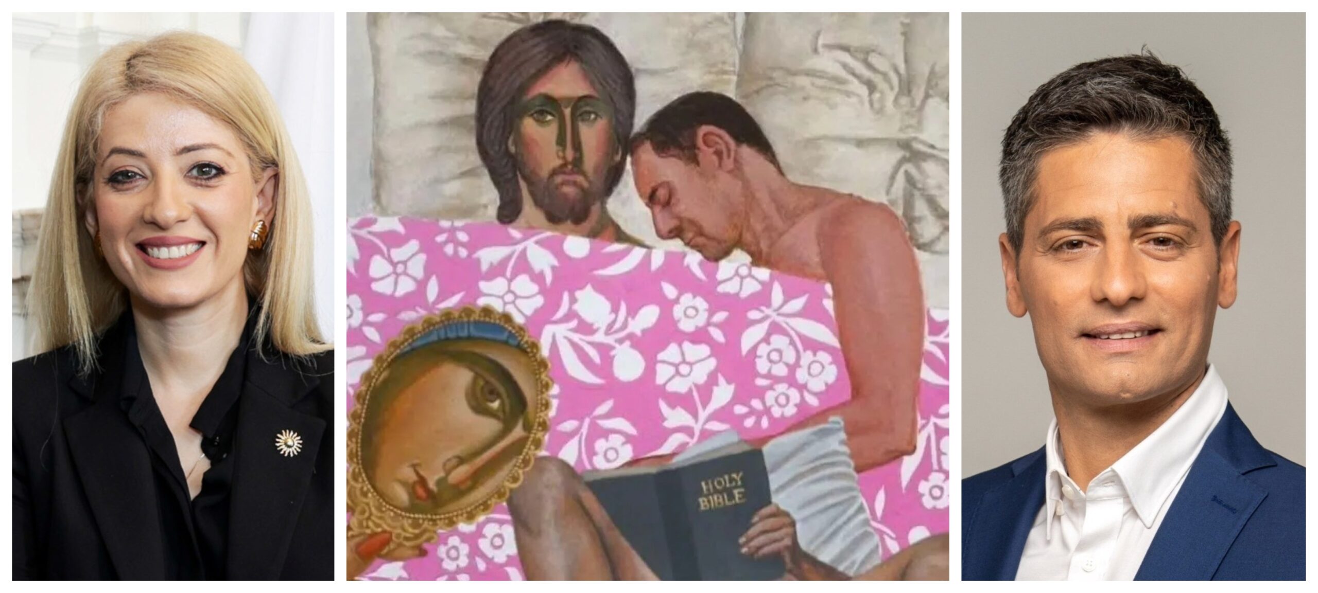 Ανταλλαγή πυρών Αννίτας – ΕΛΑΜ με φόντο τον πίνακα του Γραβιήλ