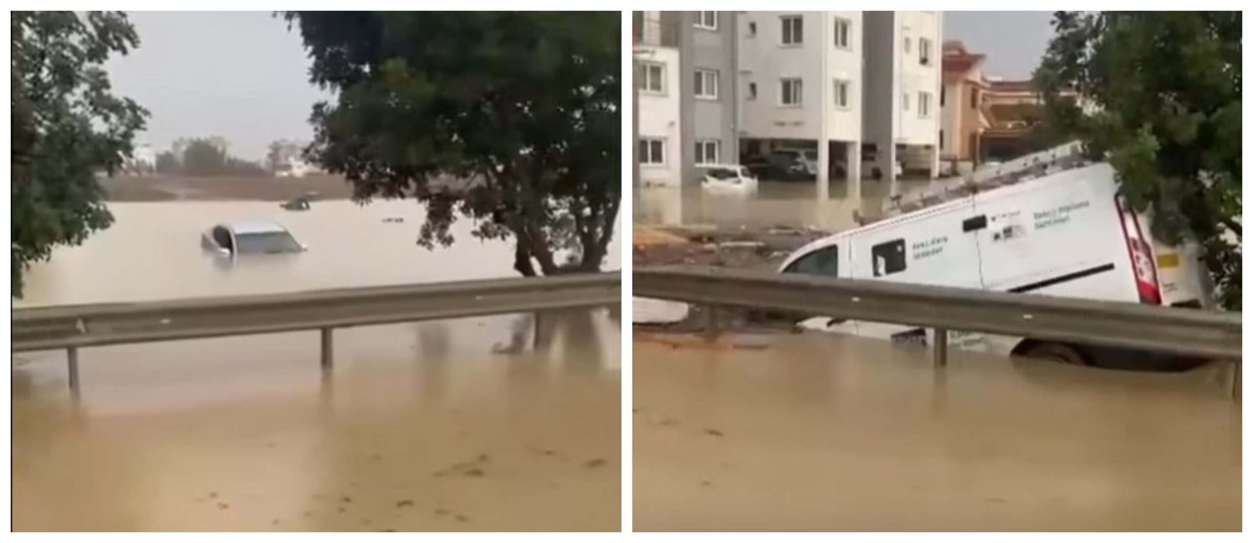 Χάος λάσπης στα κατεχόμενα: Βούλιαξαν οχήματα στα νερά – Πλημμύρησαν δρόμοι και υπερχείλισαν ποταμοί (εικόνες & βίντεο)