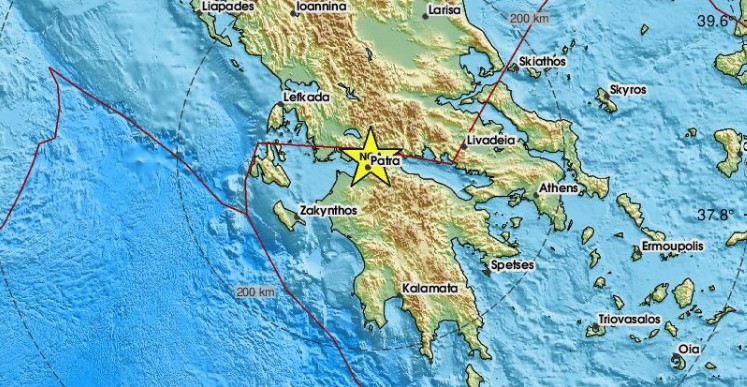 Σεισμός 3,5 Ρίχτερ στην Πάτρα