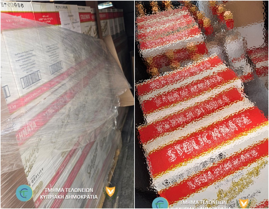 Κατασχέθηκαν 9,000 φιάλες βότκας γνωστής μάρκας:  Ήταν απομίμηση – Έφοδος σε 5 υποστατικά (εικόνες)
