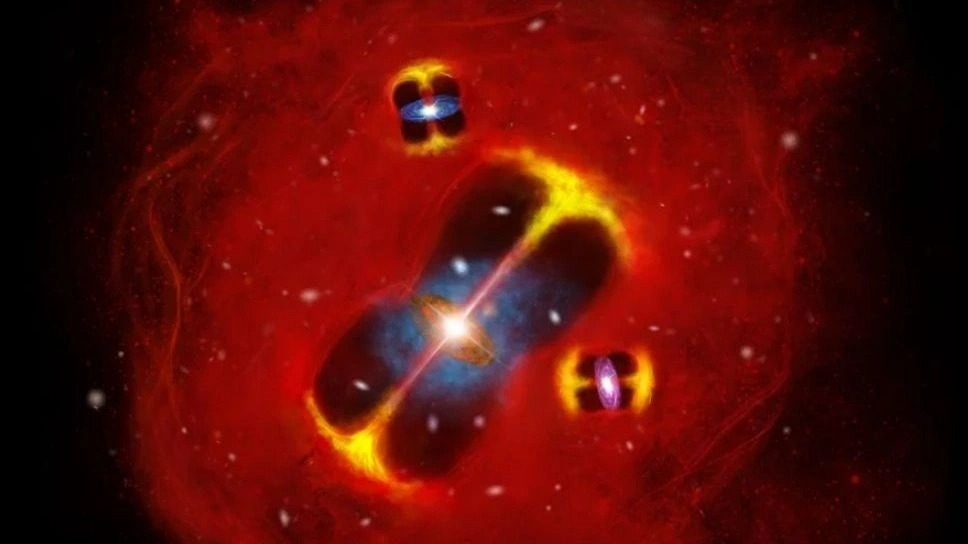 Astronomers Discover Unexpectedly Hot Galaxy Cluster in Early Universe