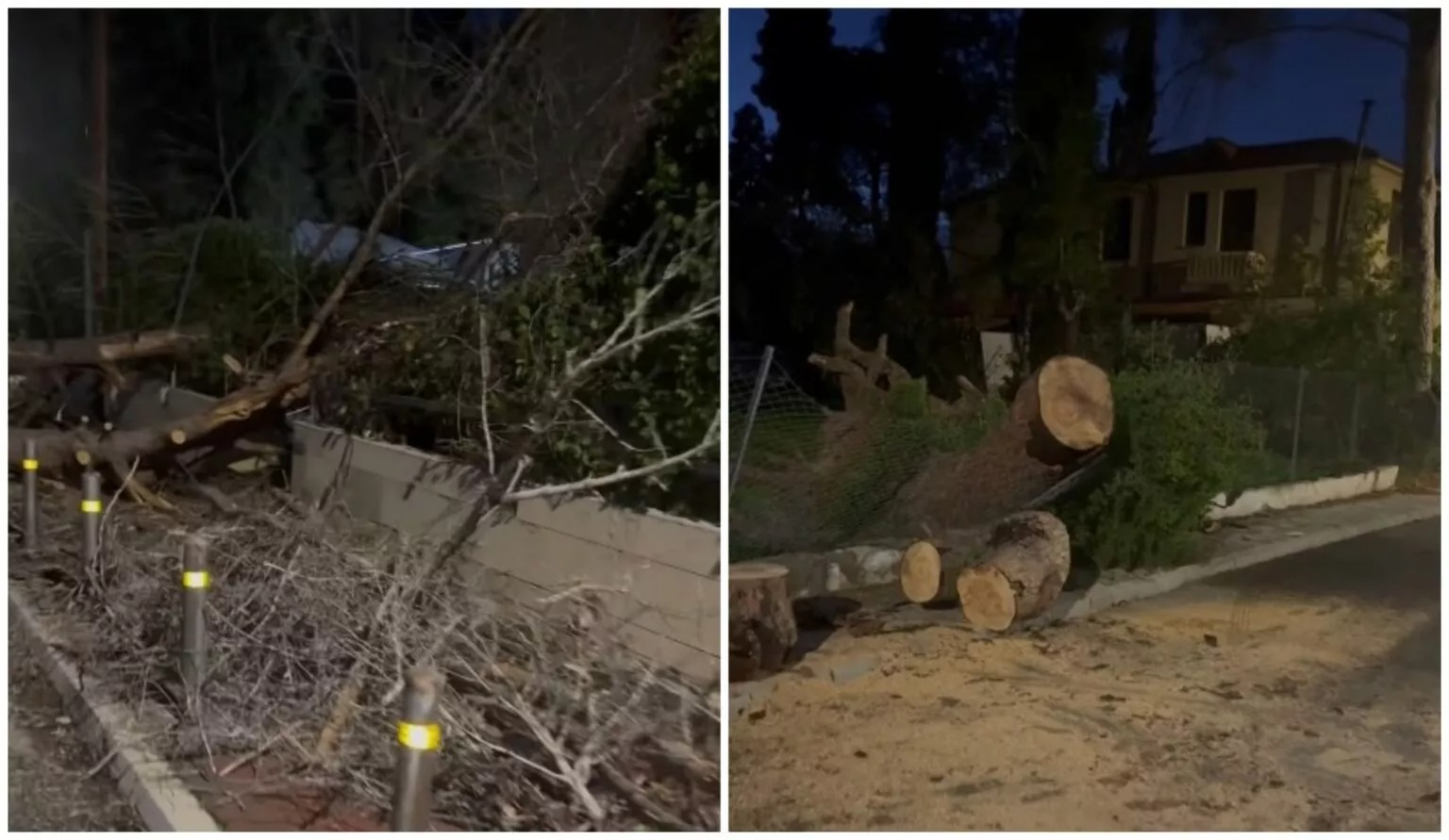 Έτρεχε όλο το βράδυ η Πυροσβεστική – 24 περιστατικά παγκύπρια λόγω σφοδρών ανέμων – Κόπηκαν δέντρα και σπινθήριζαν καλώδια της ΑΗΚ