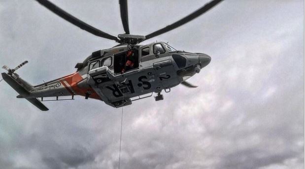 Patient Aeromedically Evacuated from Commercial Vessel