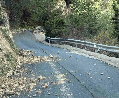 Paphos: Severe Landslides in Miliou - Roads Affected