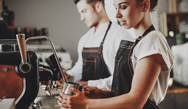 Ένα χαμόγελο πίσω από τον πάγκο