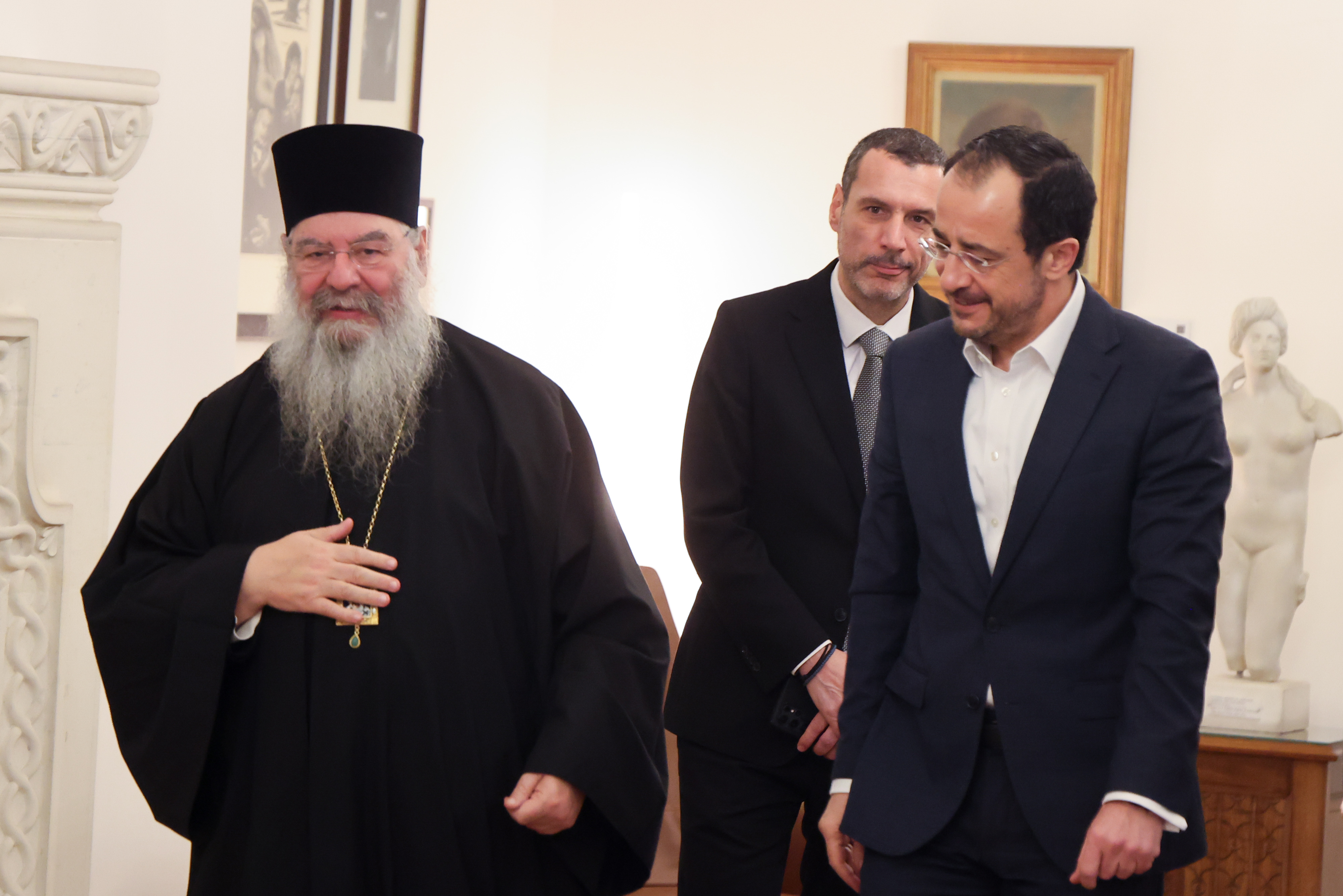 €1.320.000 από την Κυβέρνηση στην Αγία Σκέπη – Στο Προεδρικό ο Μητροπολίτης Λεμεσού και αντιπροσωπεία του Ιδρύματος