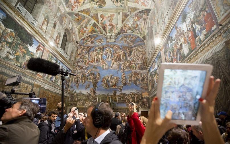 Βατικανό: Η «Δευτέρα Παρουσία» του Μιχαήλ Άγγελου αποκαθίσταται στην Καπέλα Σιξτίνα