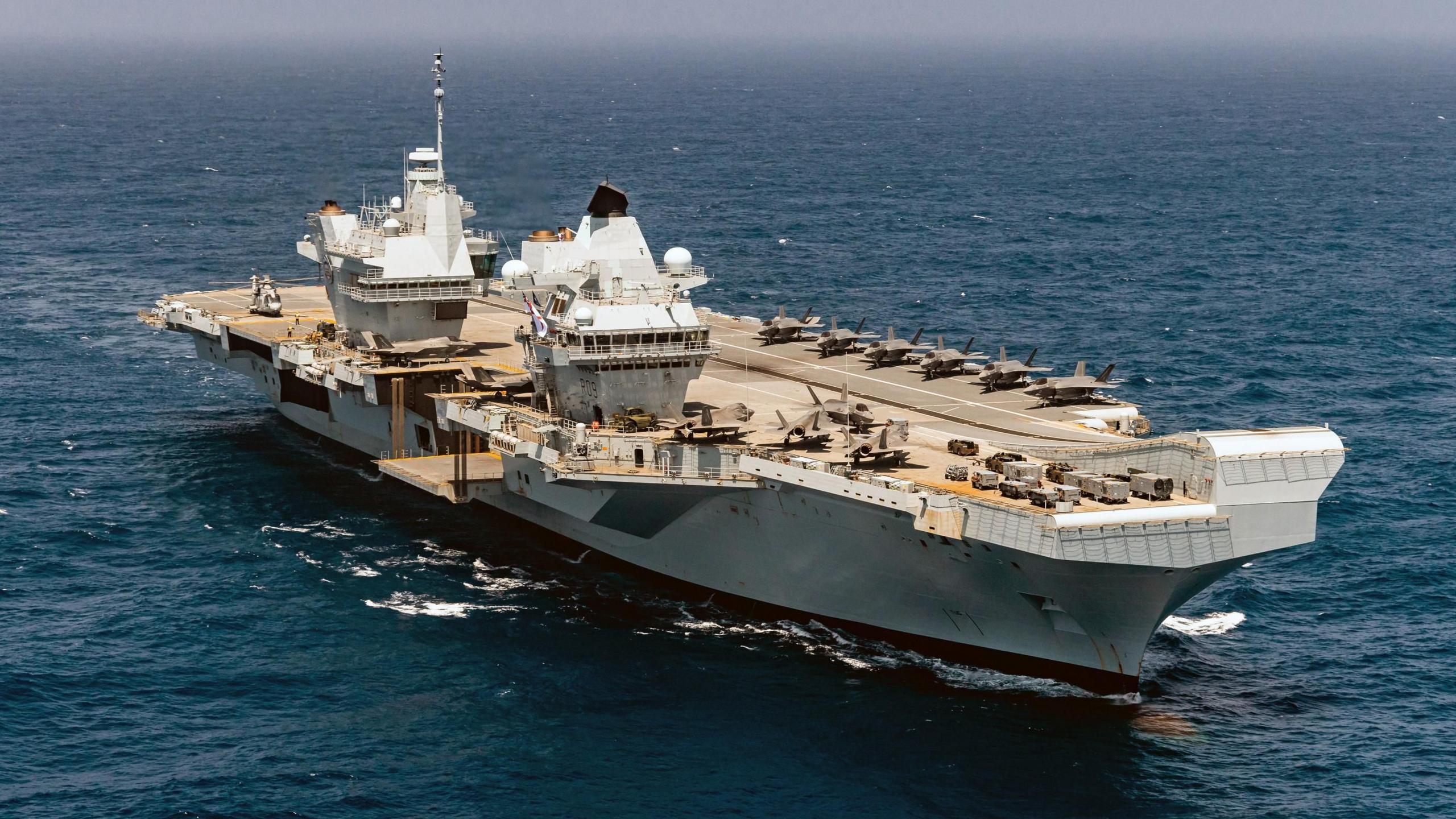 Britain Puts Aircraft Carrier HMS Prince of Wales on Standby for Potential Deployment to Middle East