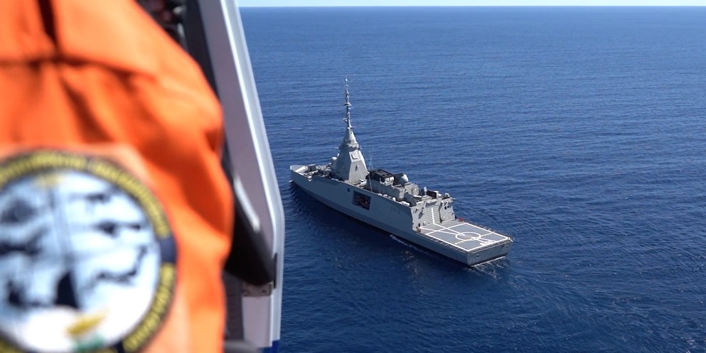 Σε άσκηση έρευνας και διάσωσης Κύπρου – Ελλάδας η φρεγάτα «Κίμων» – Δείτε βίντεο