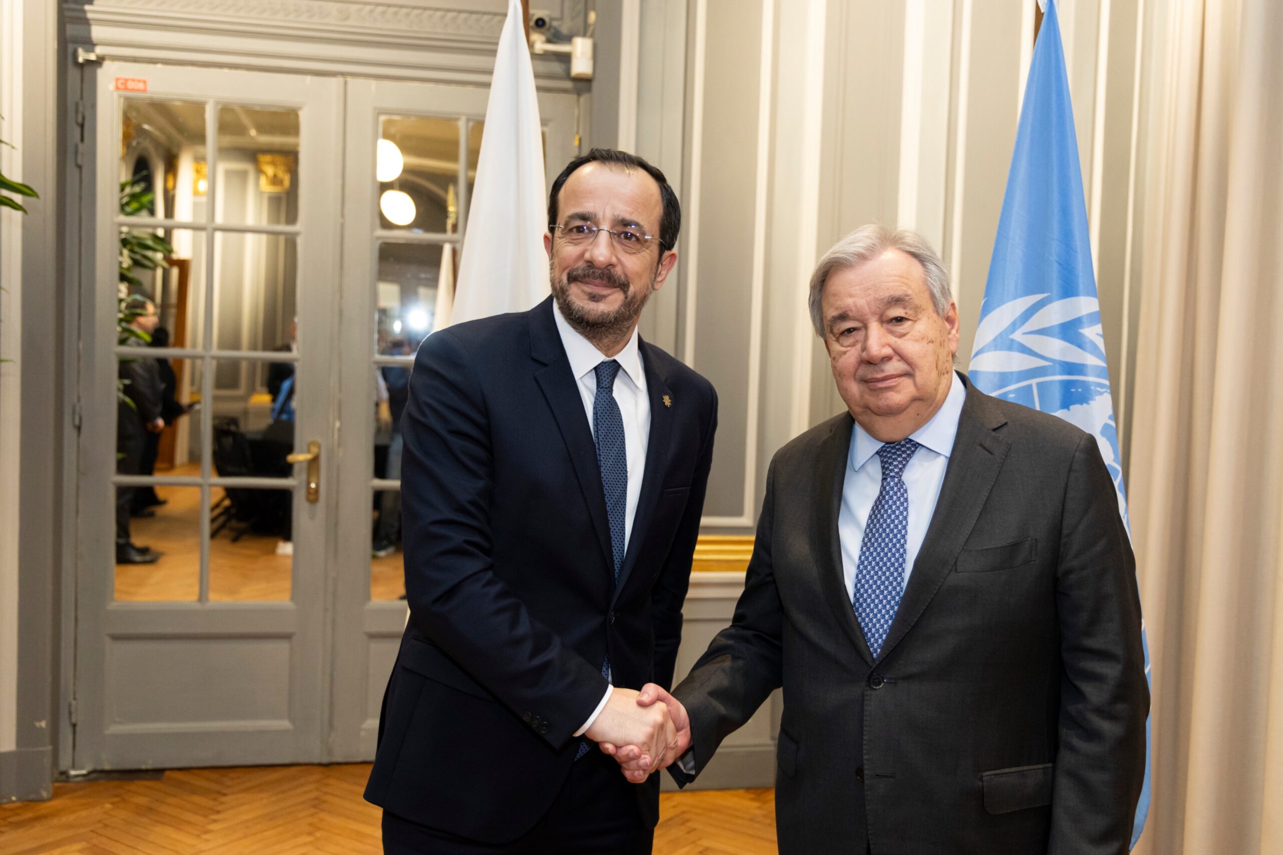 ΠτΔ μετά τη συνάντηση με Γκουτέρες: «Κοινός στόχος η ουσιαστική πρόοδος στο Κυπριακό πριν από το τέλος του έτους»
