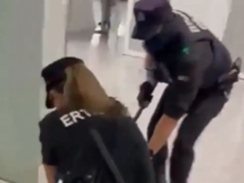 Eπεισόδια στο αεροδρόμιο του Μπιλμπάο: Αστυνομικοί ξυλοκόπησαν ακτιβιστές του στολίσκου Sumud – Σκλήρα βίντεο