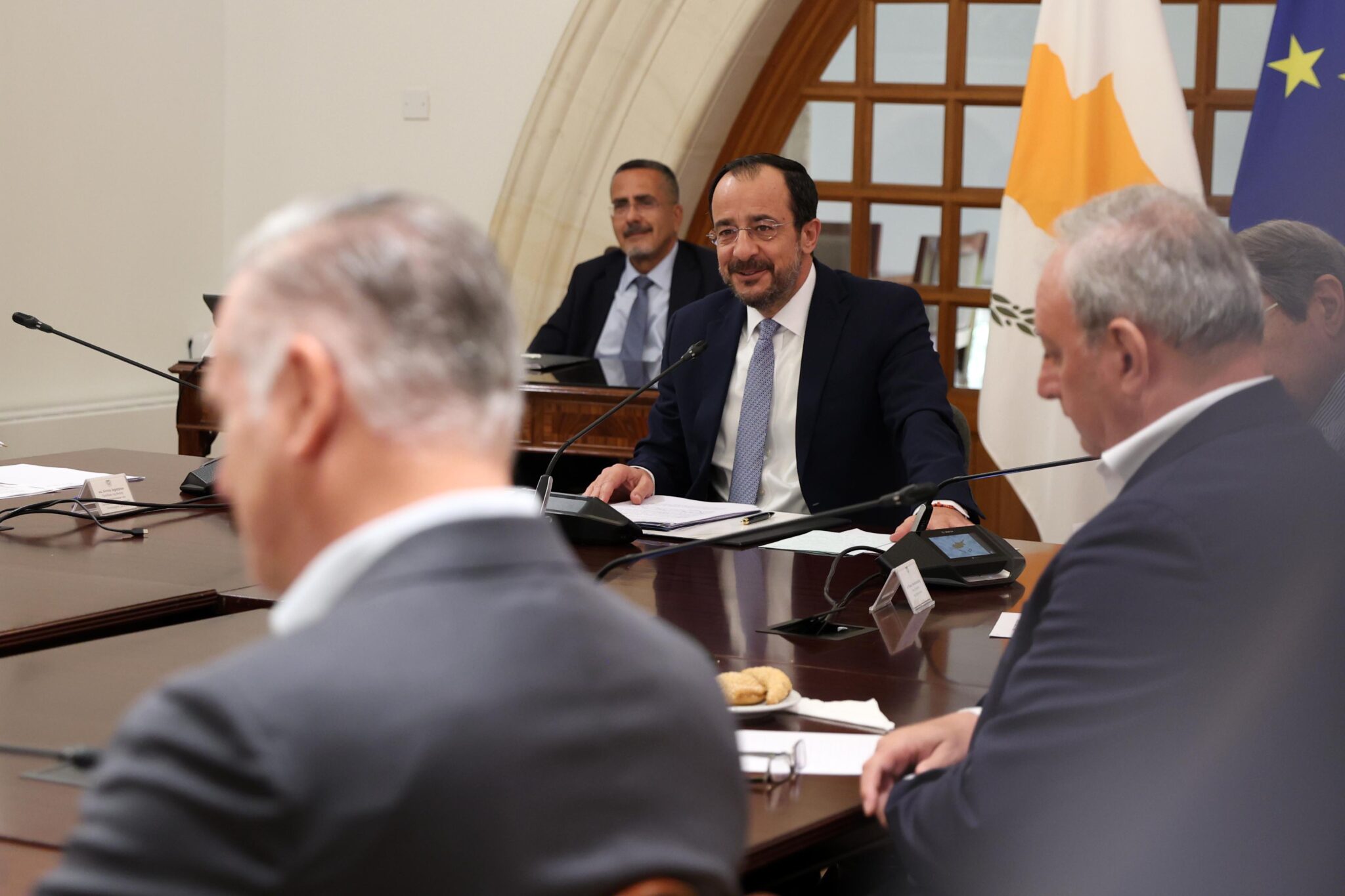 Πρόεδρος Χριστοδουλίδης, Εθνικό Συμβούλιο